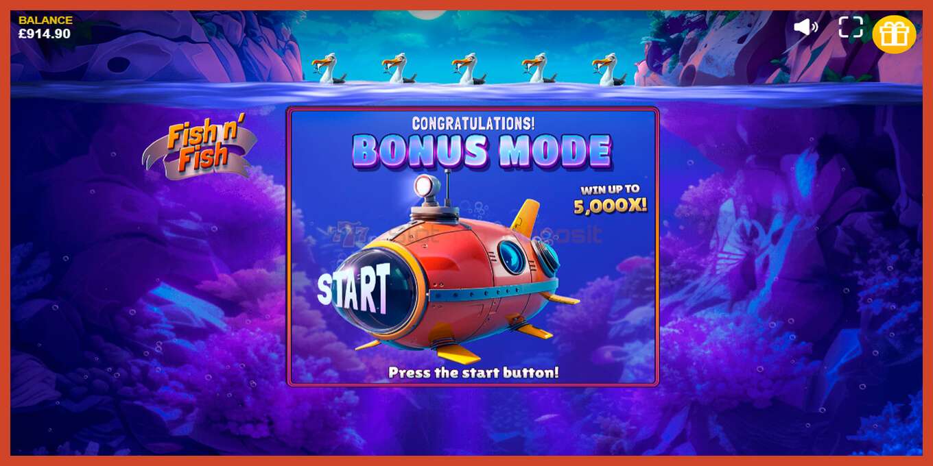 Slot screenshot: Fish n Fish no deposit, number - 6