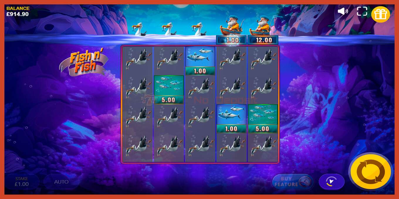 Slot screenshot: Fish n Fish no deposit, number - 7