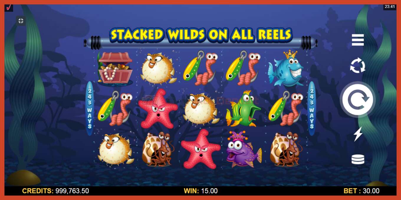 Slot screenshot: Fish Party no deposit, number - 2