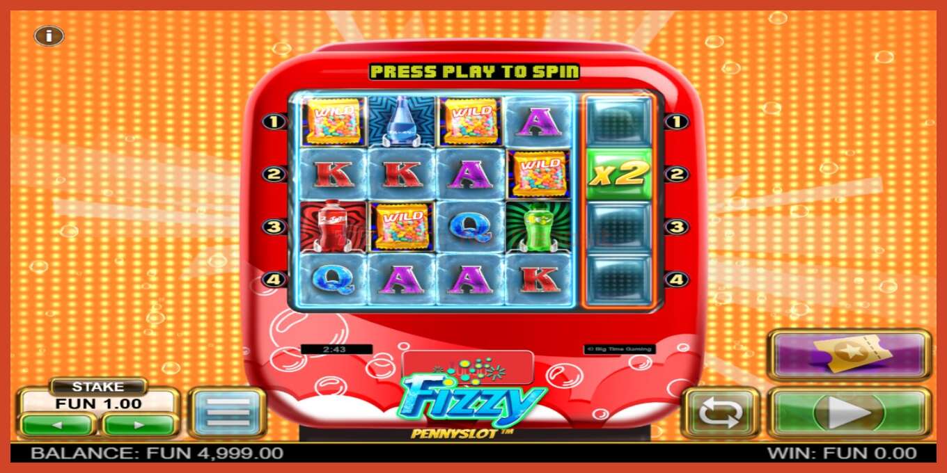 فتحة لقطة الشاشة: Fizzy Pennyslot لا إيداع, رقم - 2