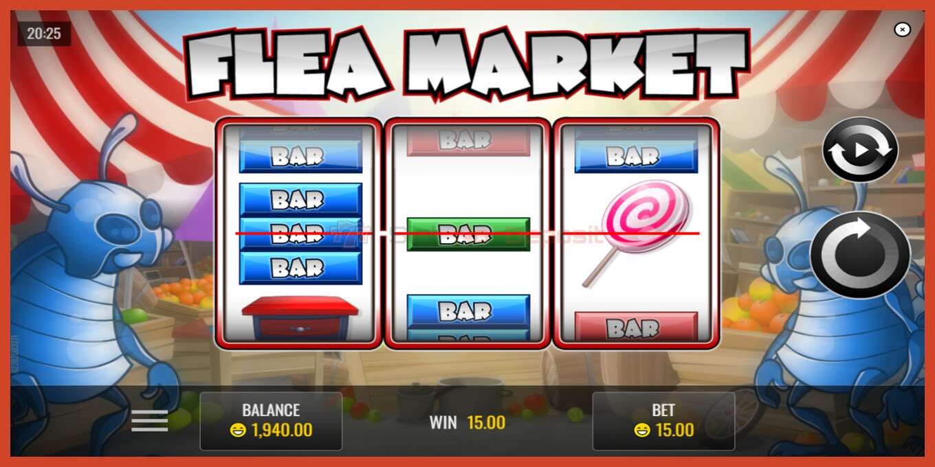 Slot screenshot: Flea Market no deposit, number - 4