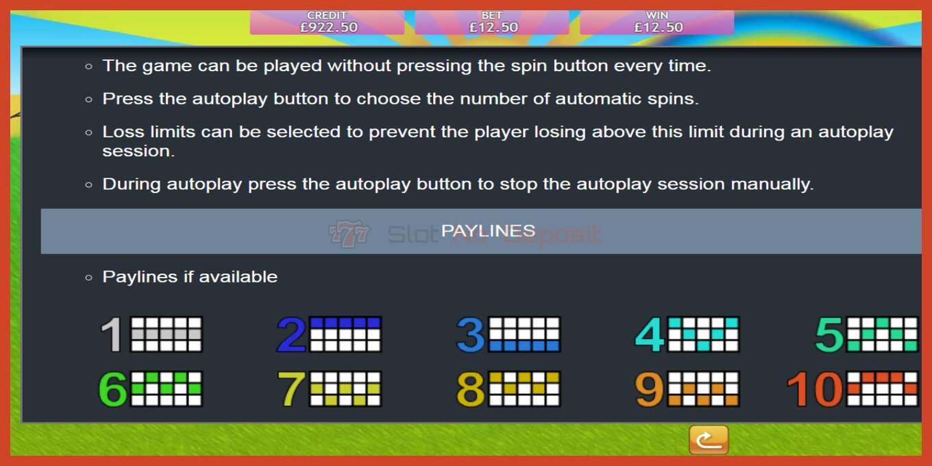 Slot screenshot: Fluffy Favourites 10 no deposit, number - 7