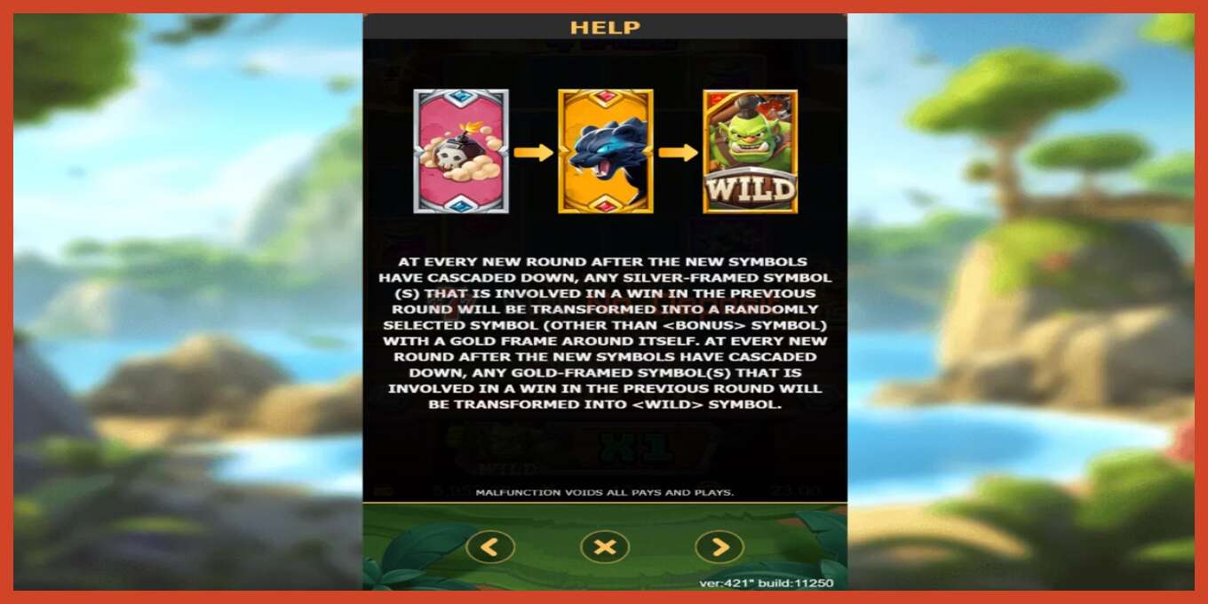 Slot screenshot: For The Horde no deposit, number - 6