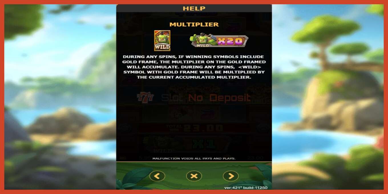 Slot screenshot: For The Horde no deposit, number - 7