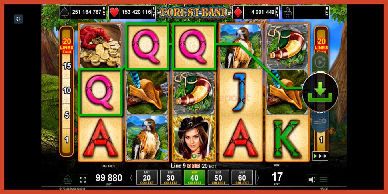 Slot screenshot: Forest Band no deposit, number - 2