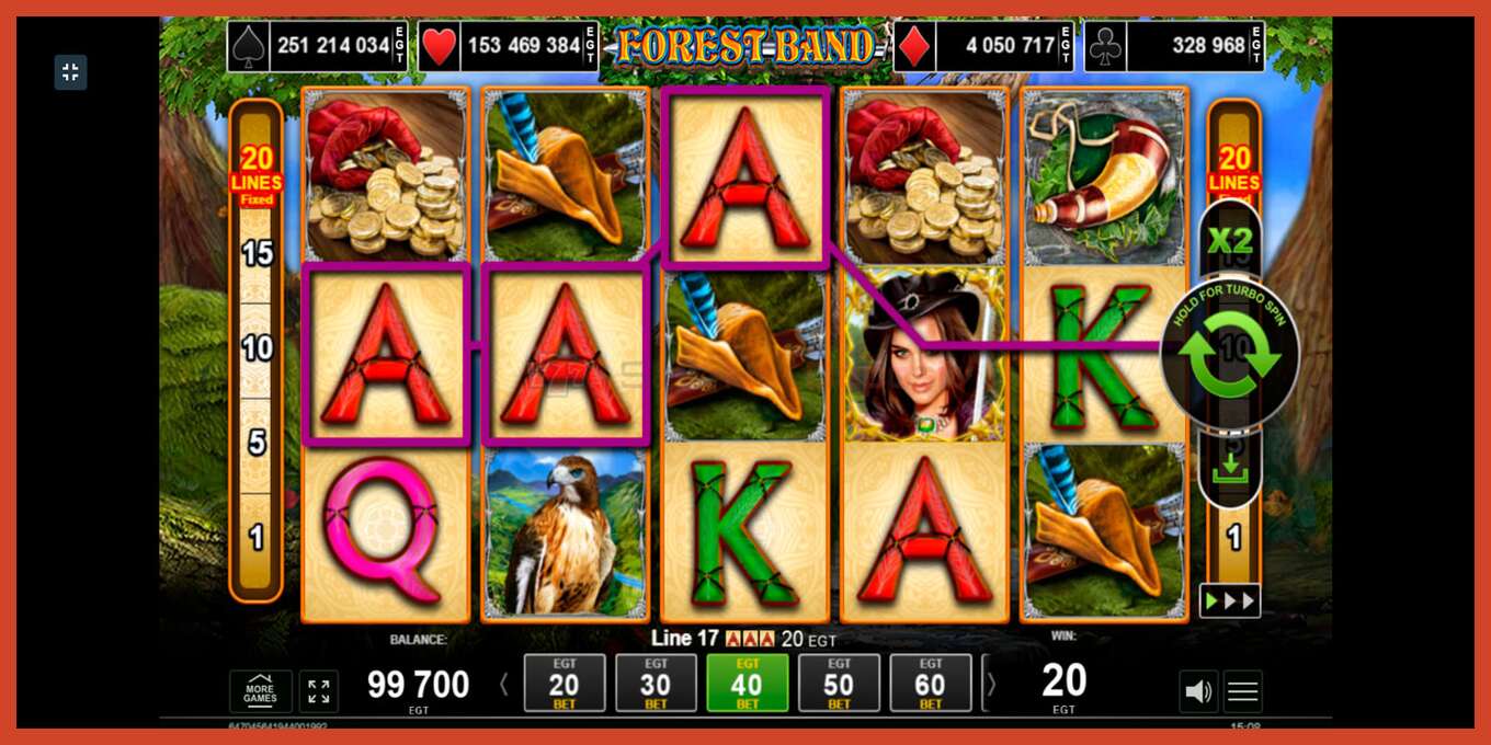 Slot screenshot: Forest Band no deposit, number - 4