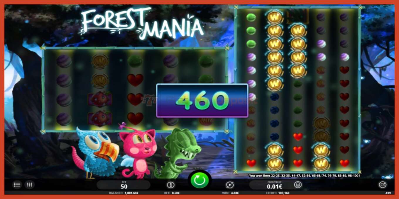 Slot screenshot: Forest Mania no deposit, number - 3