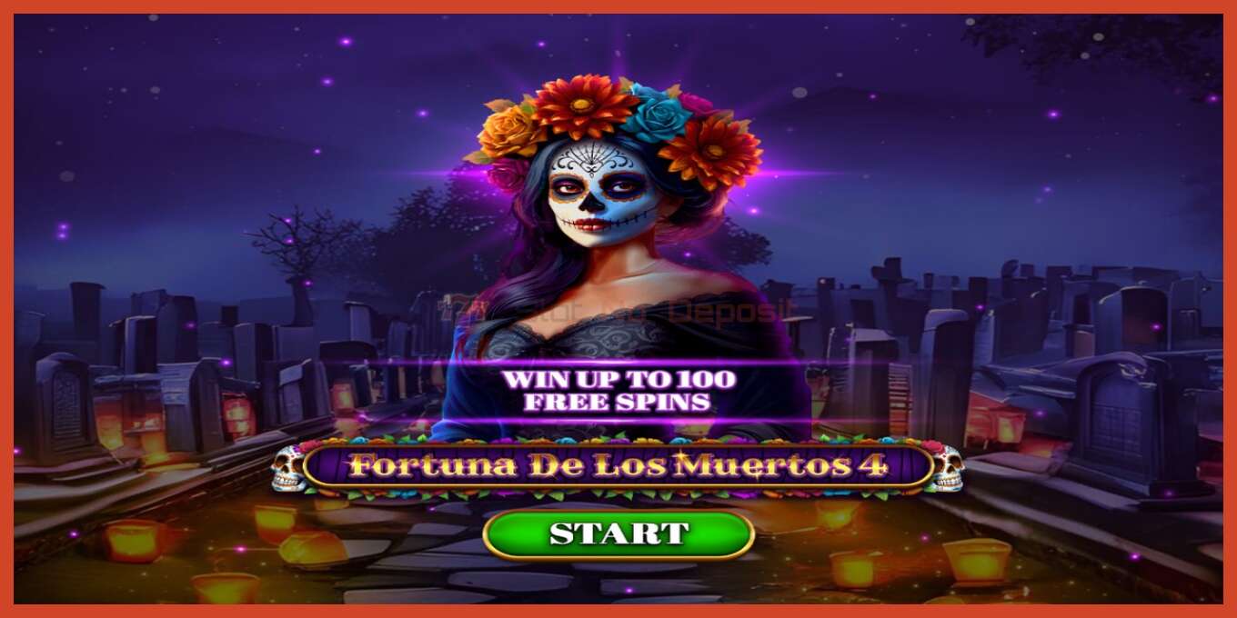 Slot скриншоту: Fortuna De Los Muertos 4 депозит жок, саны - 1