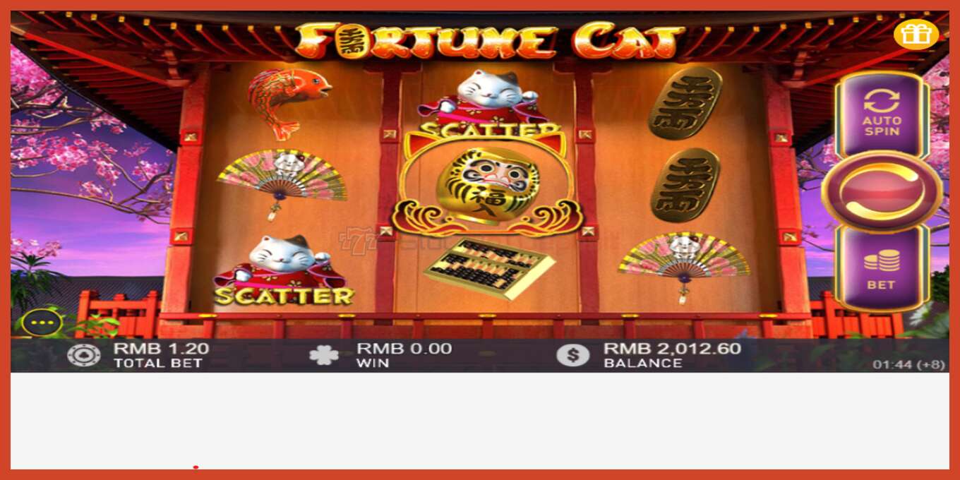 Schermafbeelding van slot: Fortune Cat geen aanbetaling, nummer - 2