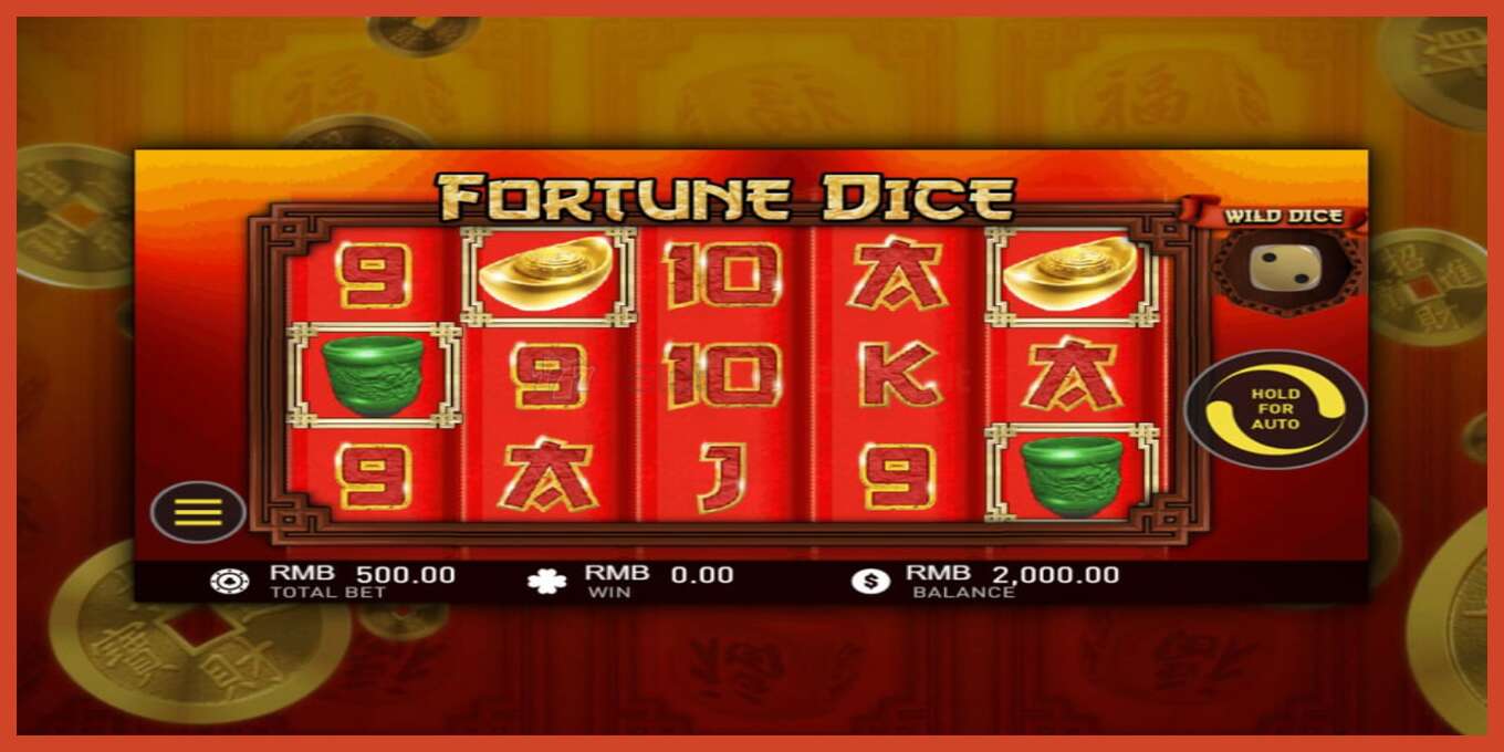 Slot screenshot: Fortune Dice no deposit, number - 2