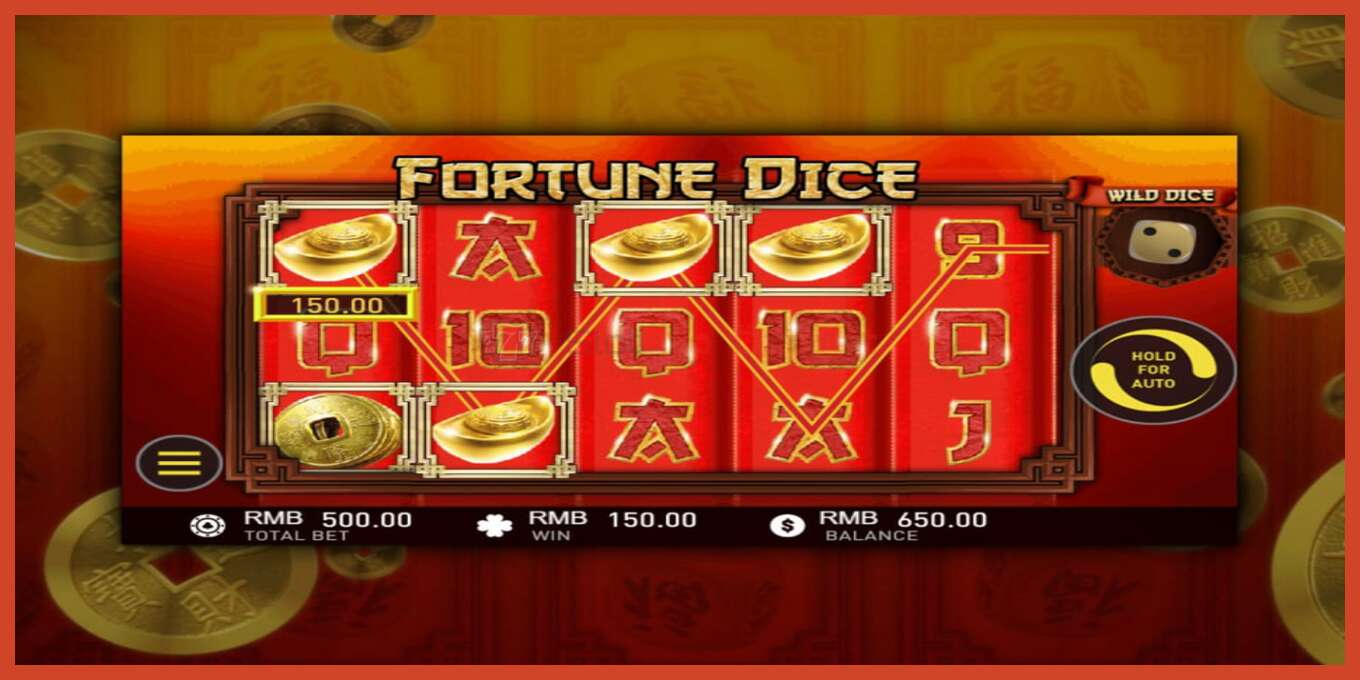 Slot screenshot: Fortune Dice no deposit, number - 3