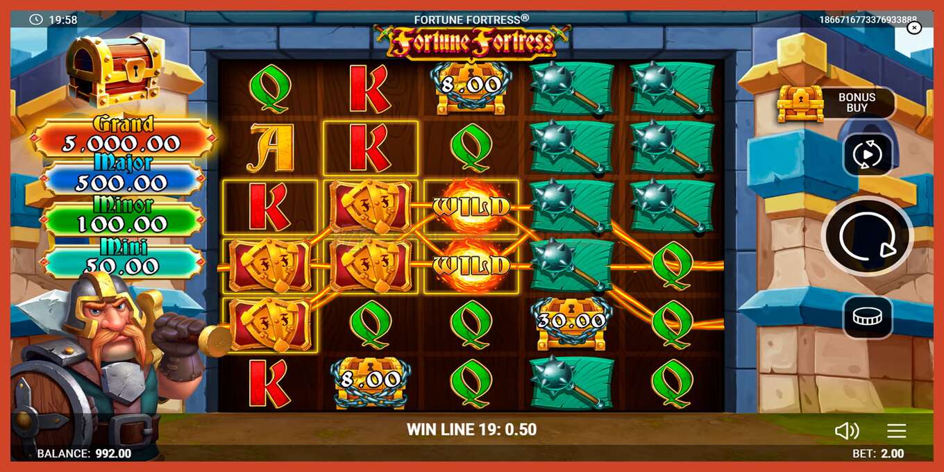 Slot skrinshoti: Fortune Fortress depozit yoq, raqam - 3