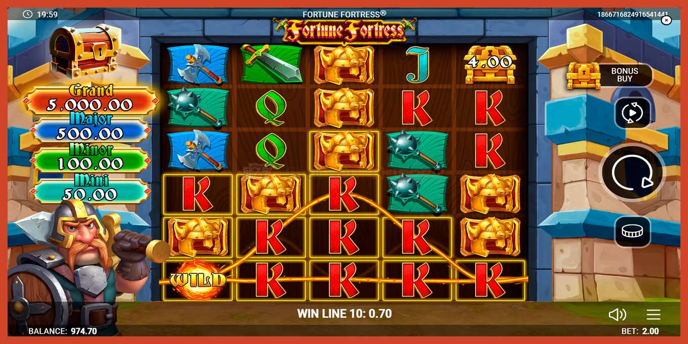 Slot skrinshoti: Fortune Fortress depozit yoq, raqam - 4