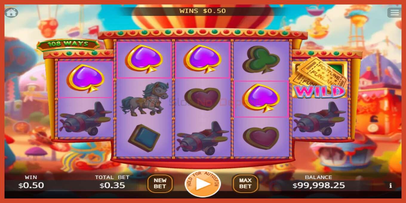 فتحة لقطة الشاشة: Fortune Funland لا إيداع, رقم - 4