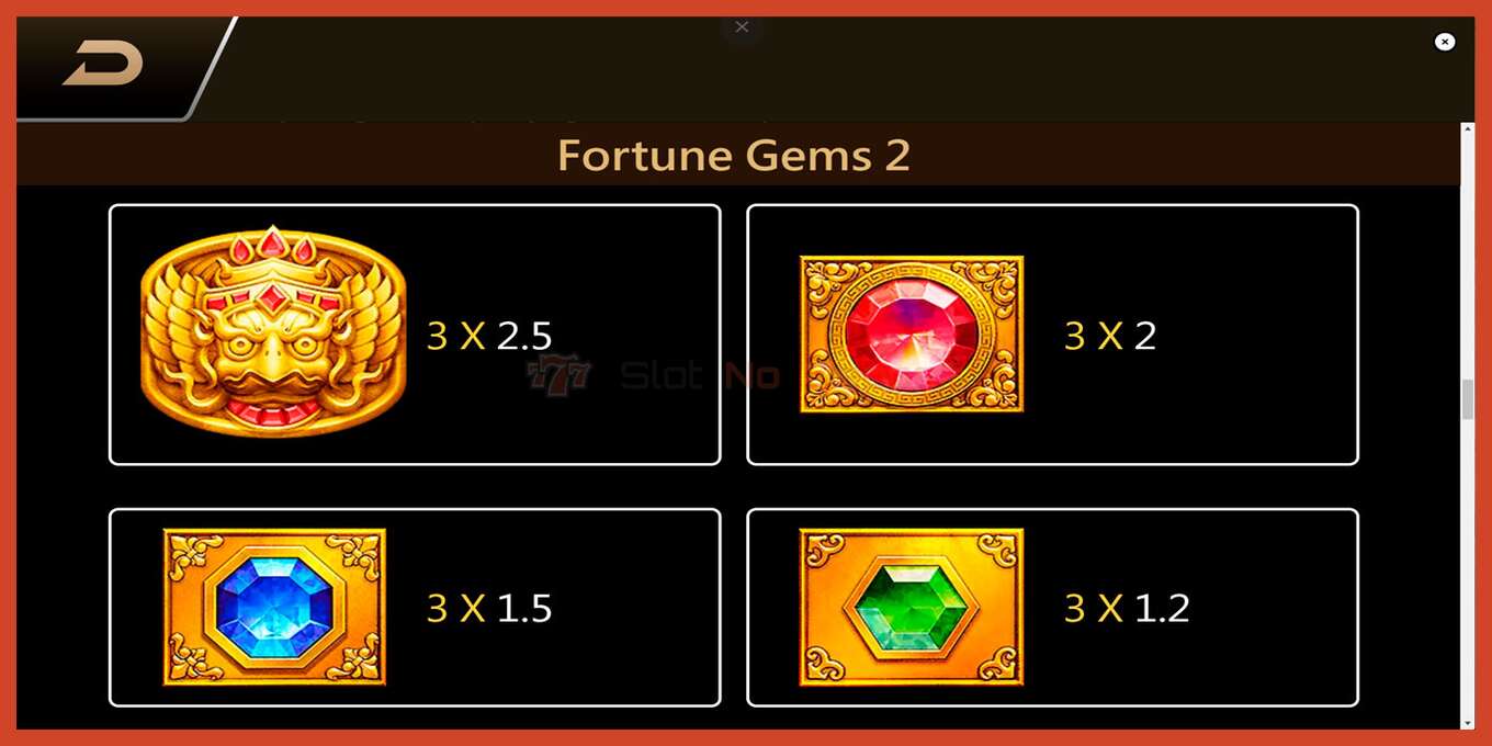 အထိုင်စခရင်ရှော့: Fortune Gems 2 အပ်ငွေမရှိပါ။, နံပါတ် - 6