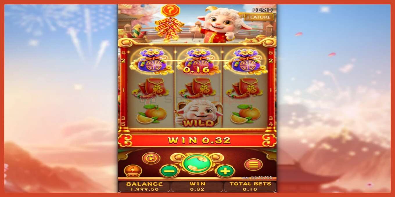 Schermafbeelding van slot: Fortune Sheep geen aanbetaling, nummer - 2