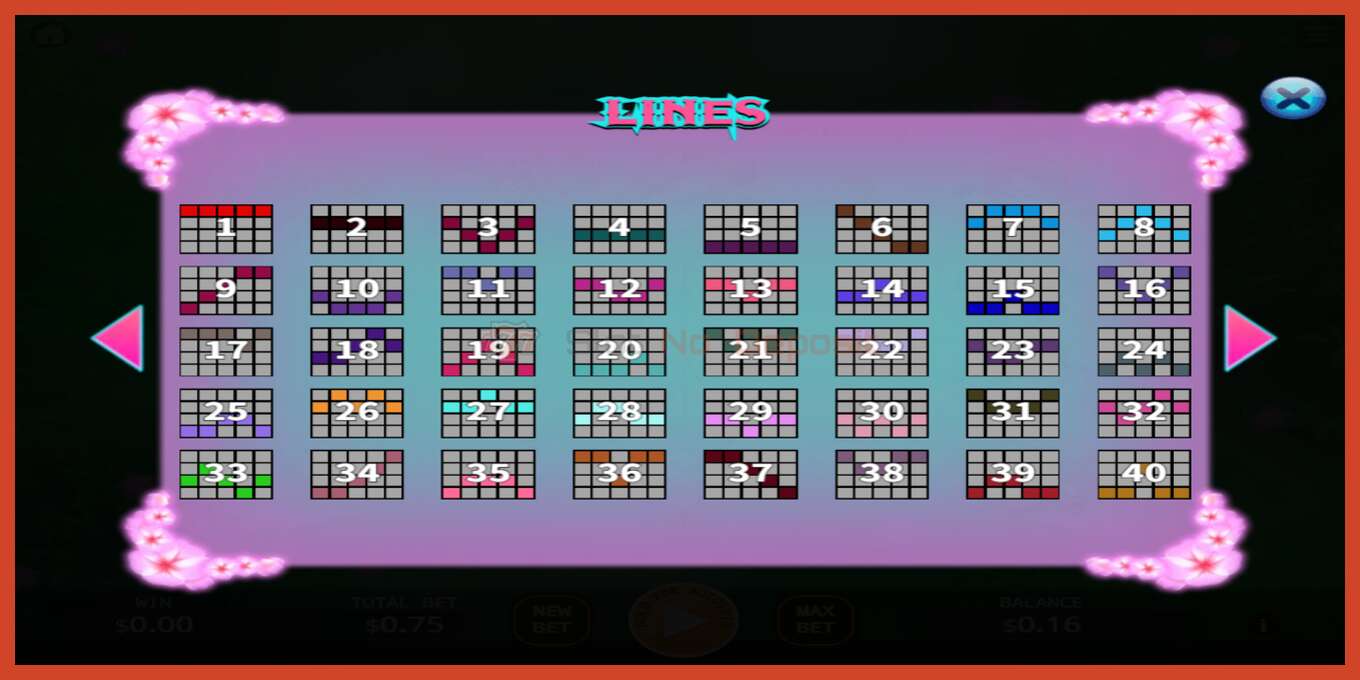 Captura de tela do slot: Four Seasons sem depósito, número - 7