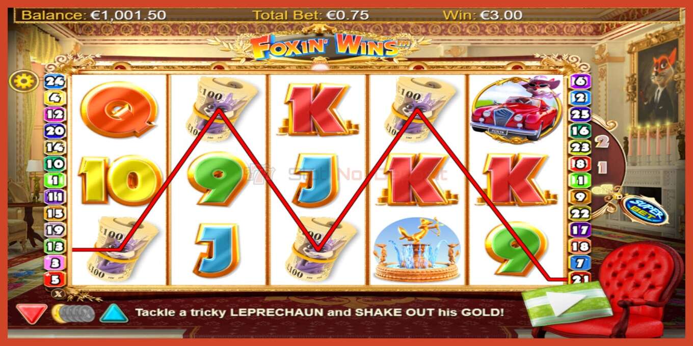 Slot screenshot: Foxin Wins no deposit, number - 3