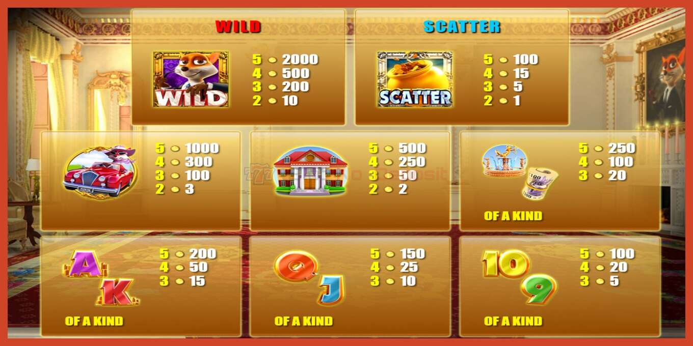 Slot screenshot: Foxin Wins no deposit, number - 4