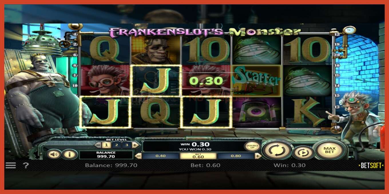 Slot screenshot: Frankenslots Monster no deposit, number - 2