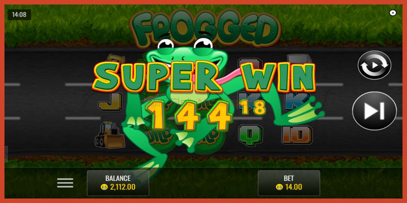 Slot screenshot: Frogged no deposit, number - 3