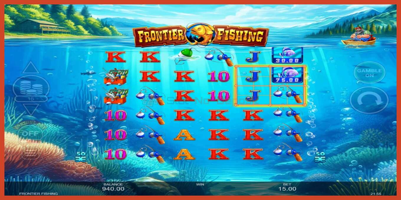 Slot screenshot: Frontier Fishing no deposit, number - 4