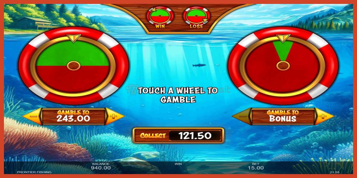 Slot screenshot: Frontier Fishing no deposit, number - 5