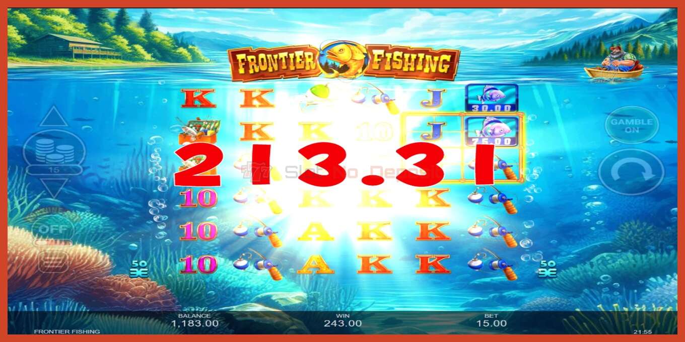 Slot screenshot: Frontier Fishing no deposit, number - 6