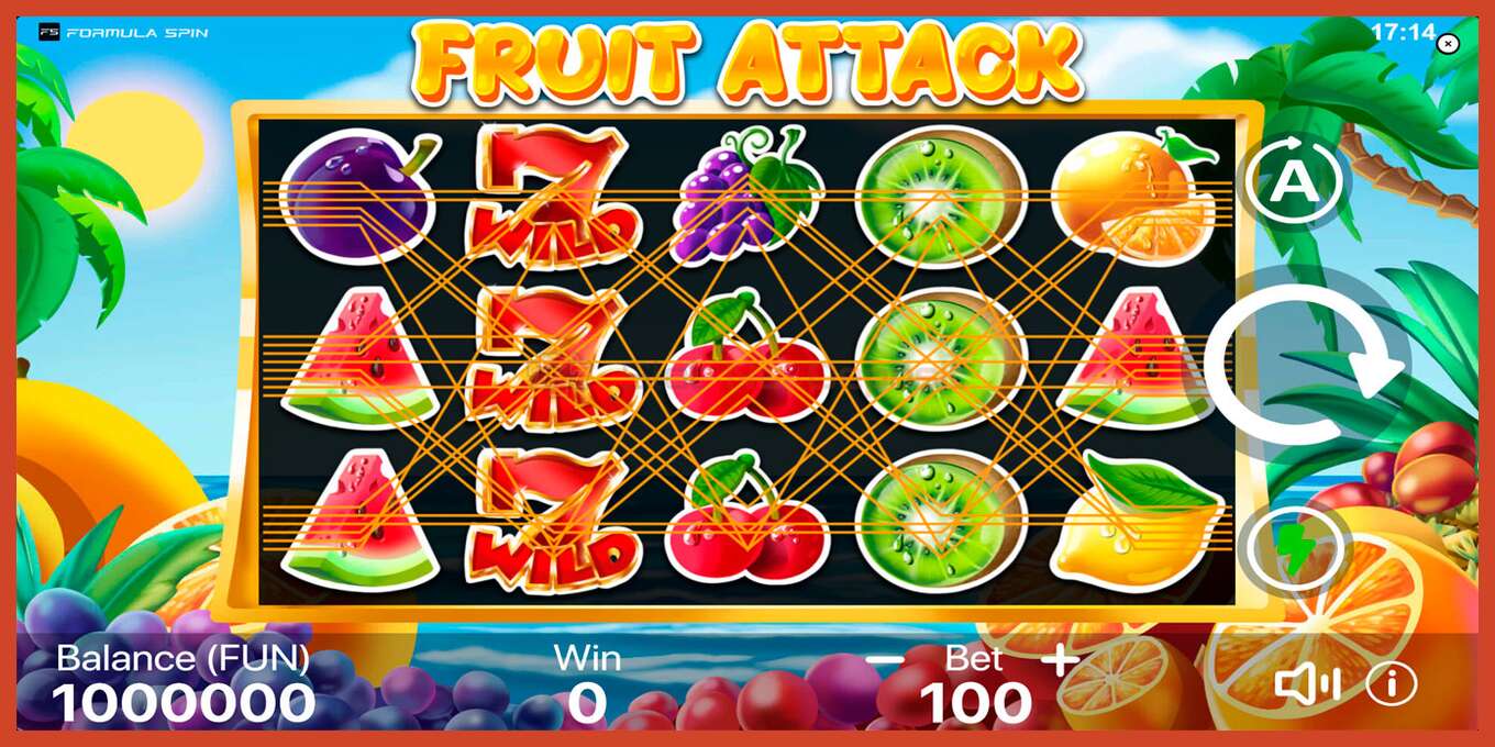 Captură de ecran pentru slot: Fruit Attack fara depozit, număr - 1