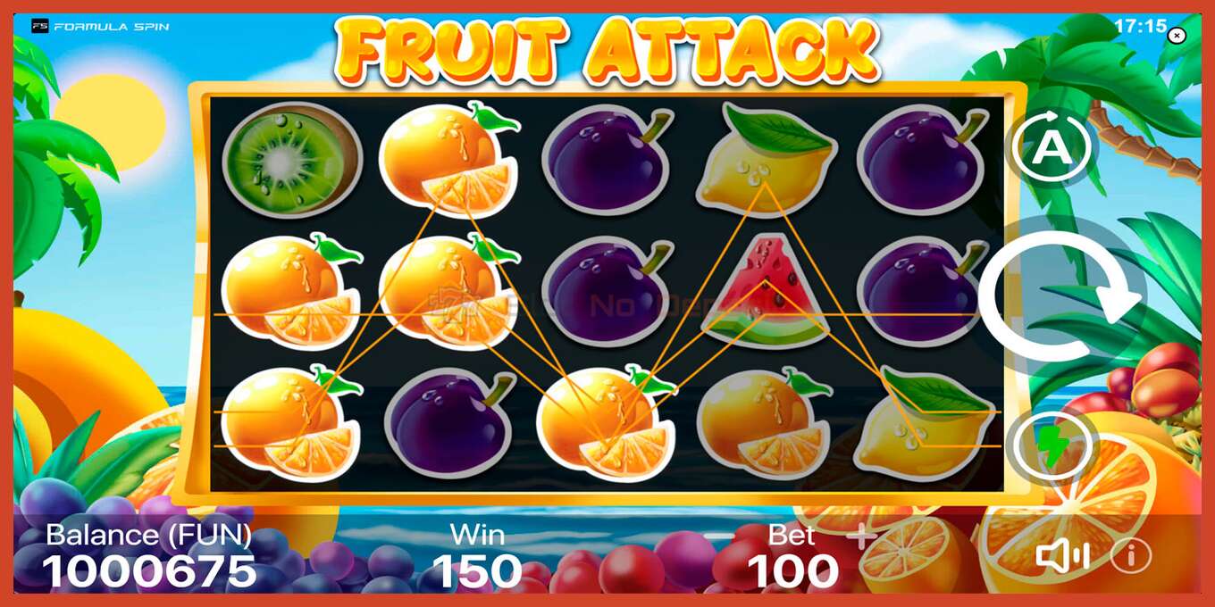 Captură de ecran pentru slot: Fruit Attack fara depozit, număr - 2