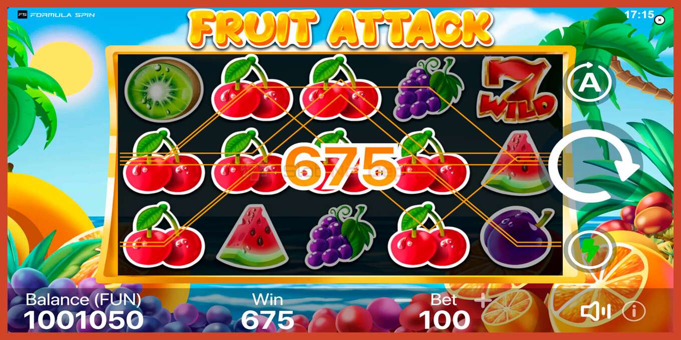 Captură de ecran pentru slot: Fruit Attack fara depozit, număr - 3