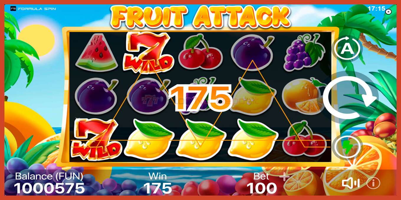 Captură de ecran pentru slot: Fruit Attack fara depozit, număr - 5