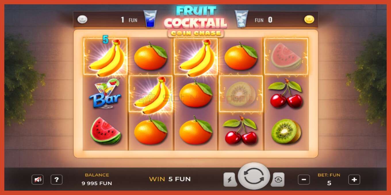 Slot තිර රුවක්: Fruit Cocktail Coin Chase තැන්පතු නැත, අංකය - 2