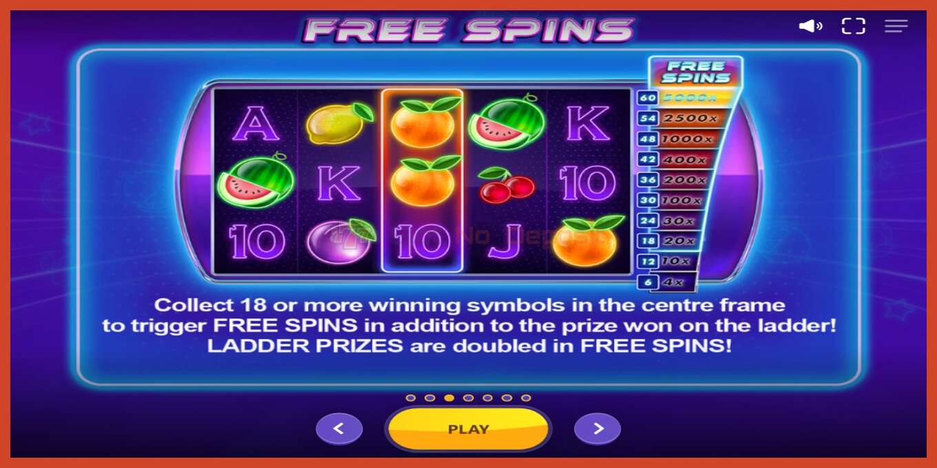 Slot skrinshoti: Fruit Flash depozit yoq, raqam - 5