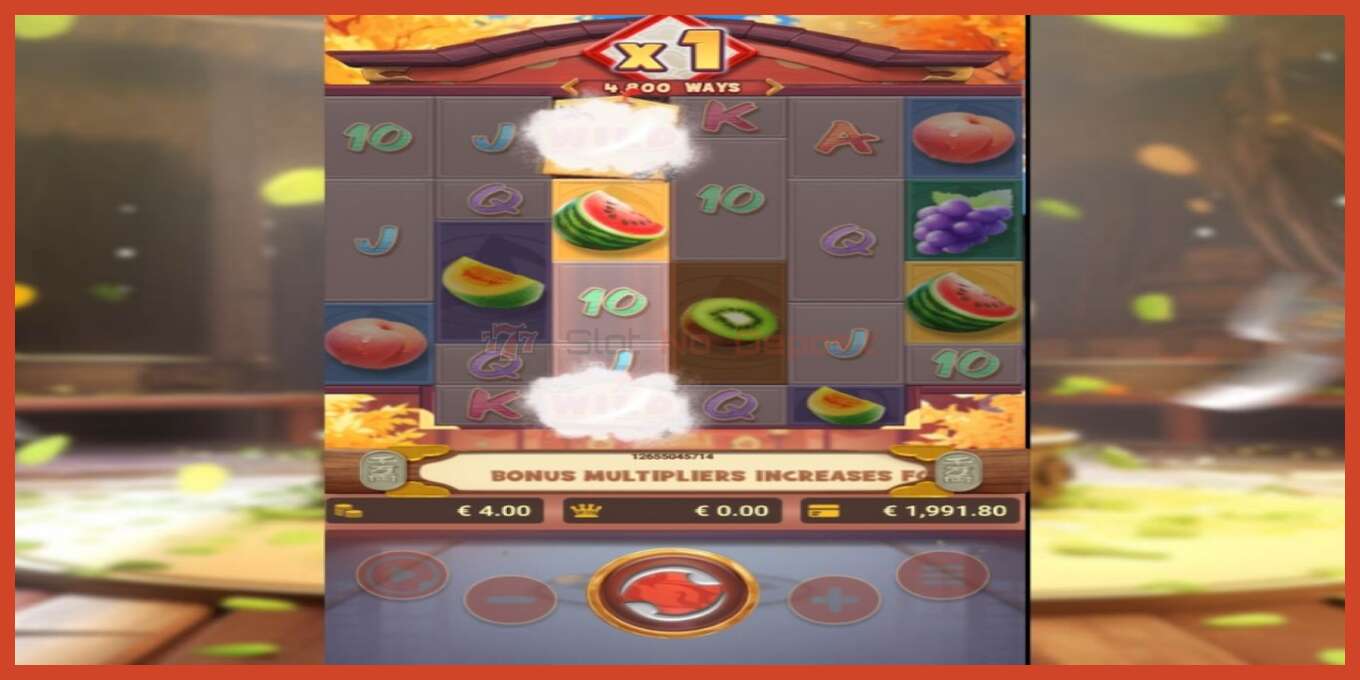 Slot screenshot: Fruit Ninja Fury hakuna amana, nambari - 2