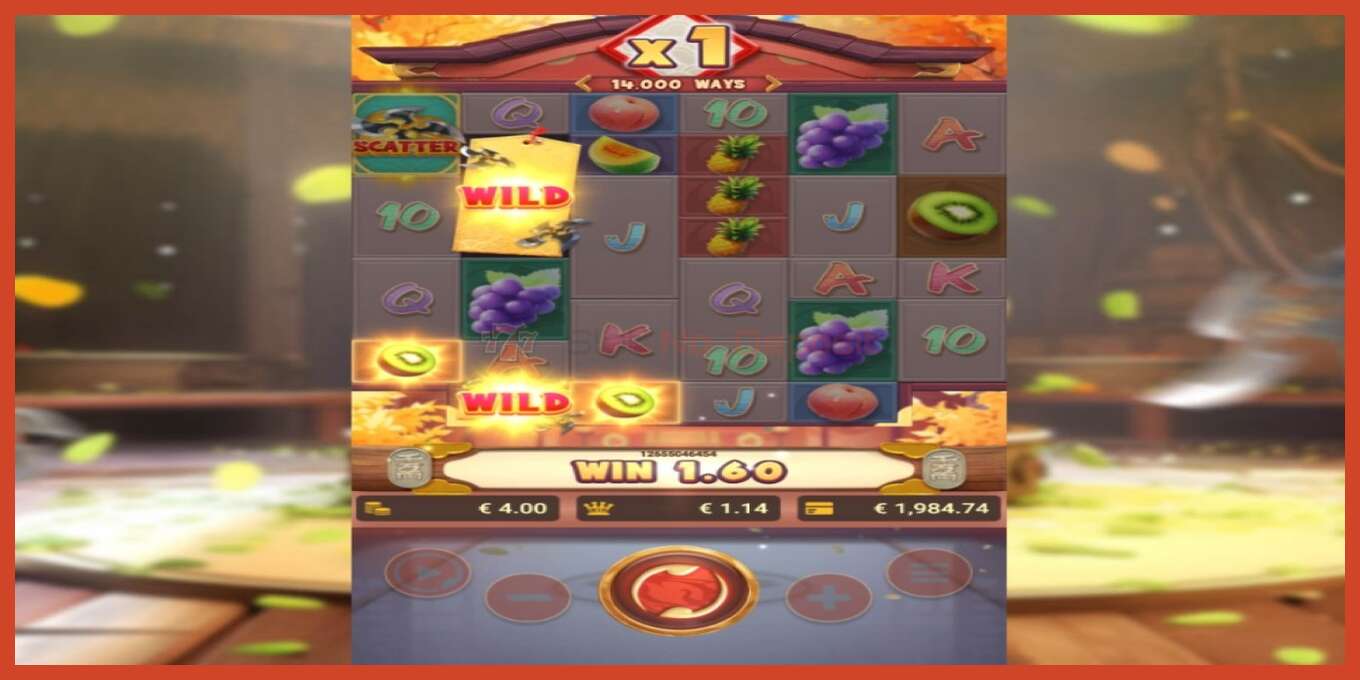 Slot screenshot: Fruit Ninja Fury hakuna amana, nambari - 3