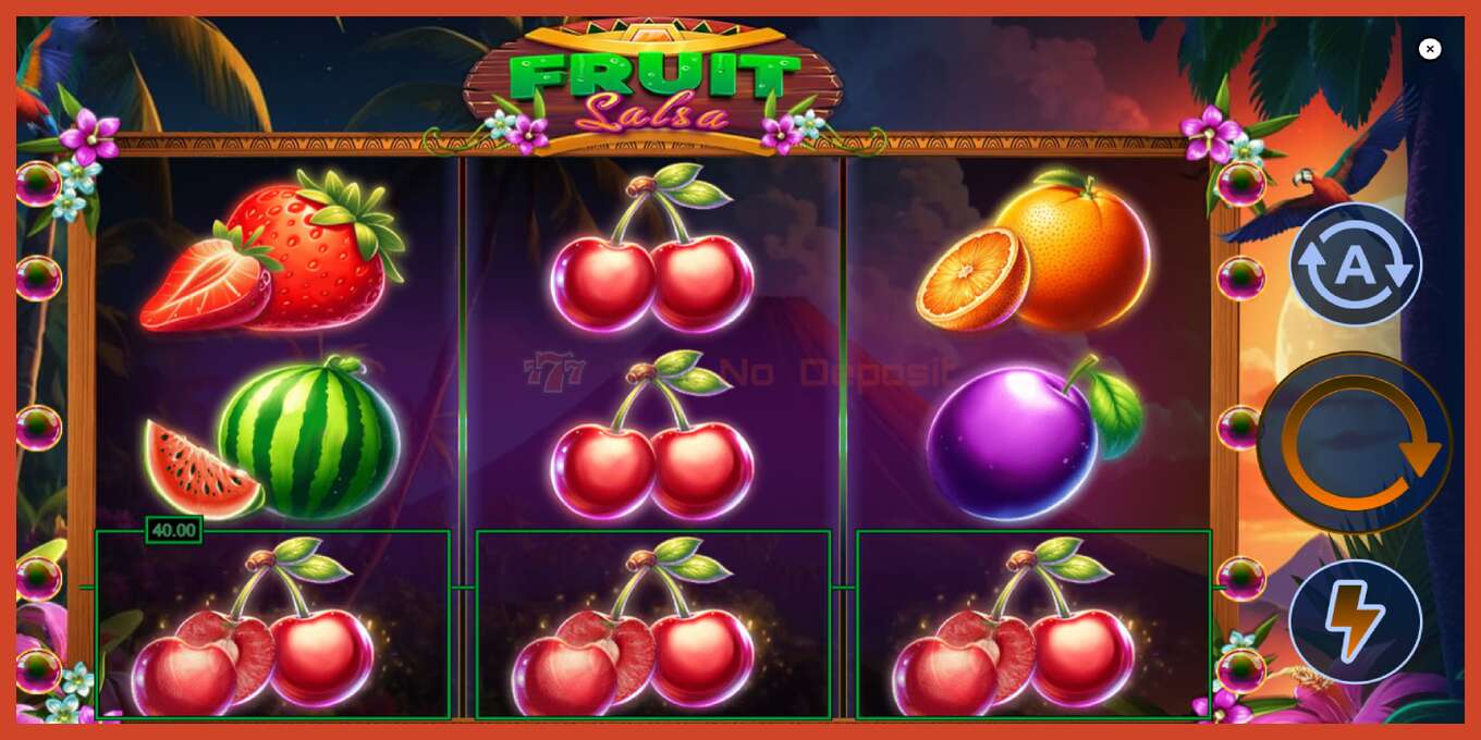 Slot screenshot: Fruit Salsa bez depozita, broj - 2