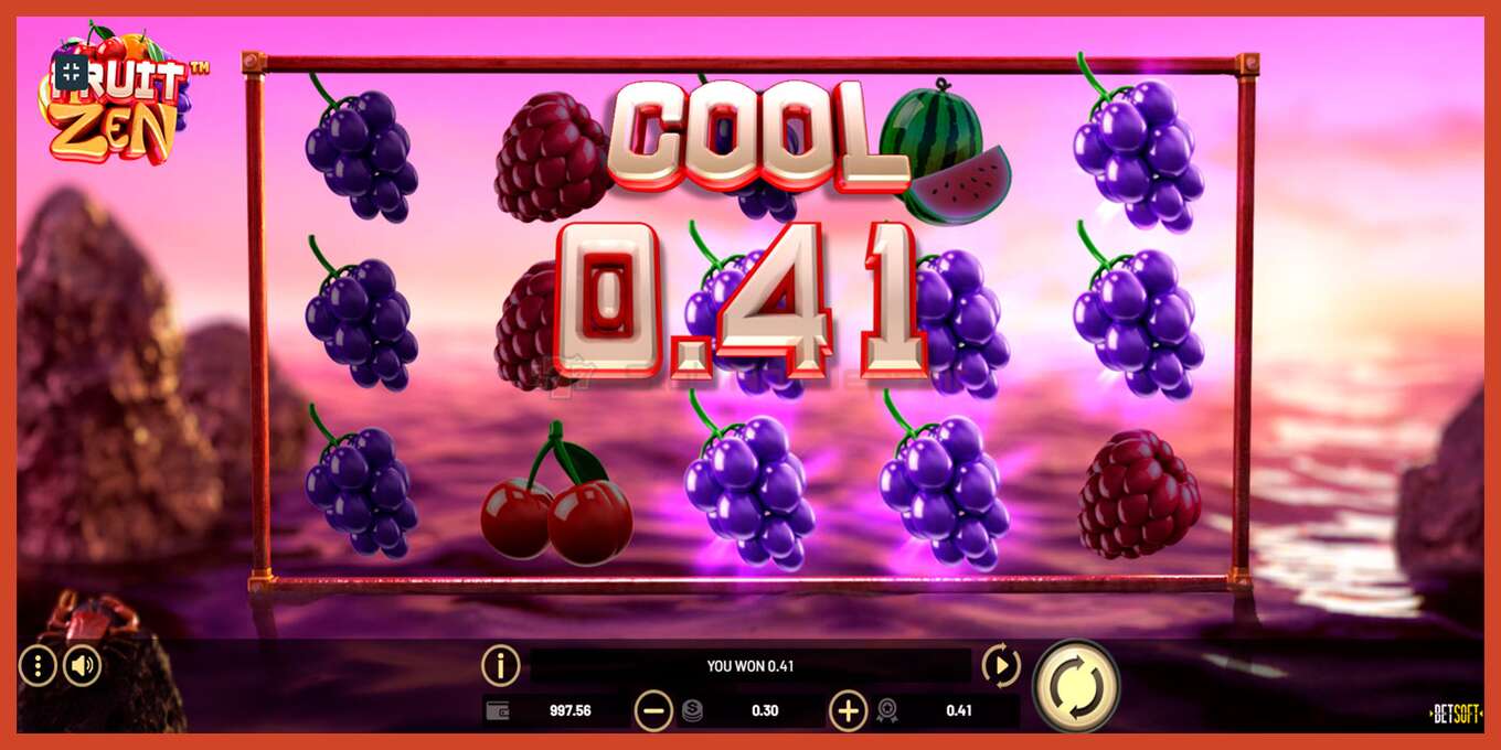 Slot screenshot: Fruit Zen no deposit, number - 7