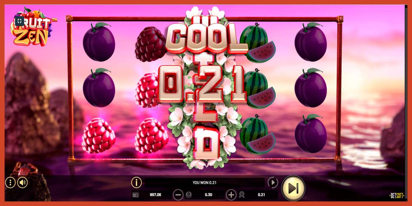 Slot screenshot: Fruit Zen no deposit, number - 8