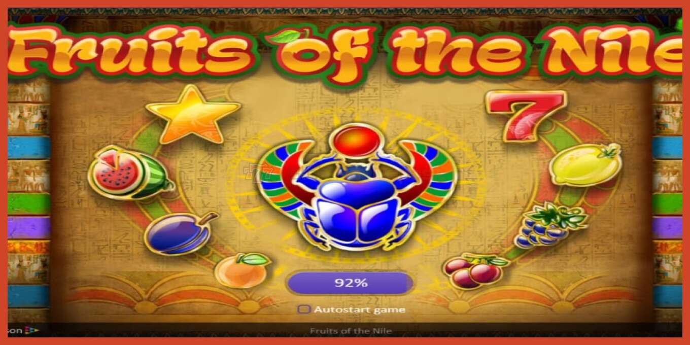 Slot screenshot: Fruits of the Nile no deposit, number - 1