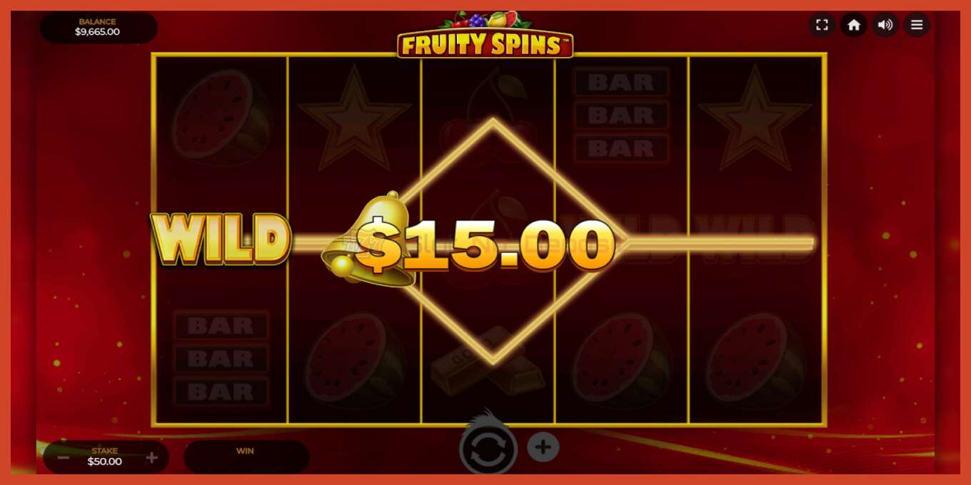 Slot skrinshoti: Fruity Spins depozit yoq, raqam - 4