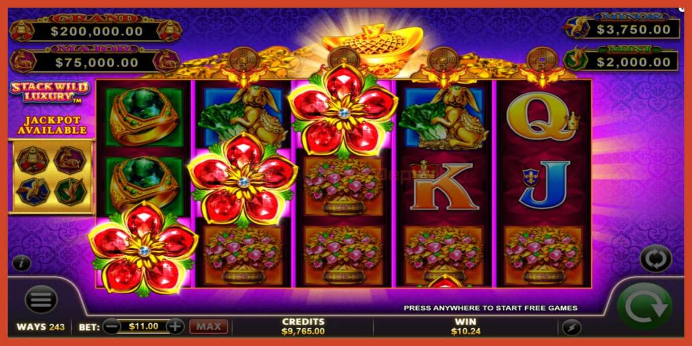 Tangkapan layar slot: Fu Lai Cai Lai Stack Wild Luxury tidak ada setoran, nomor - 3