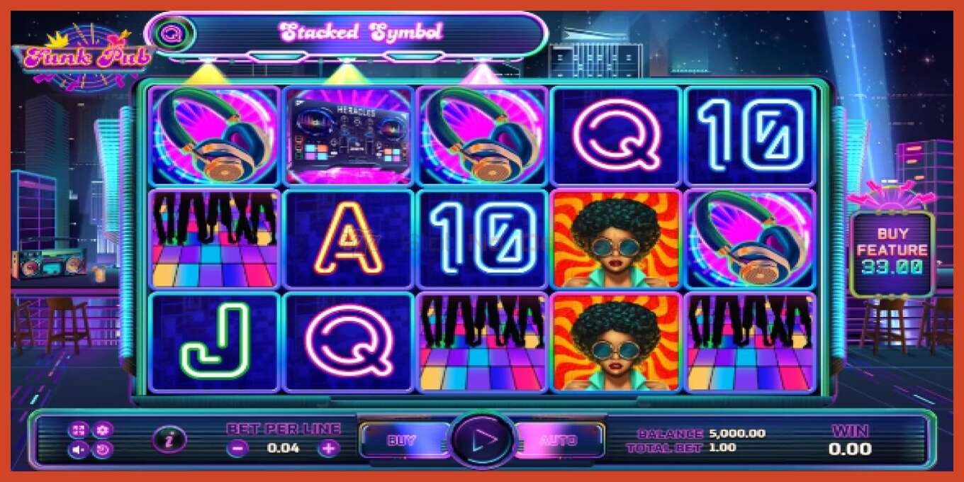 Slot screenshot: Funk Pub no deposit, number - 1