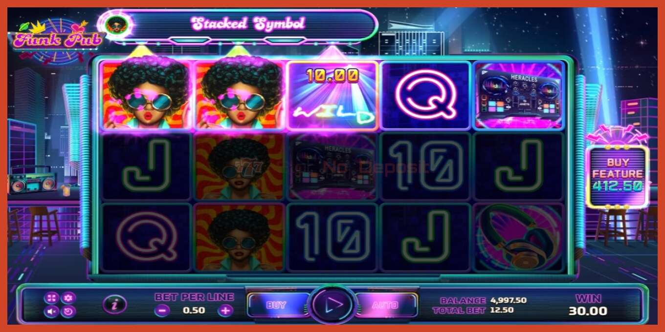 Slot screenshot: Funk Pub no deposit, number - 2