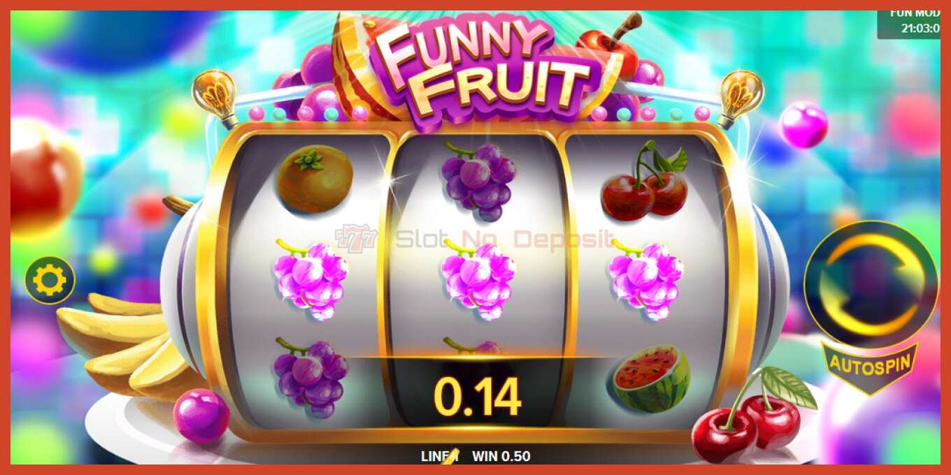 Captură de ecran pentru slot: Funny Fruit fara depozit, număr - 2