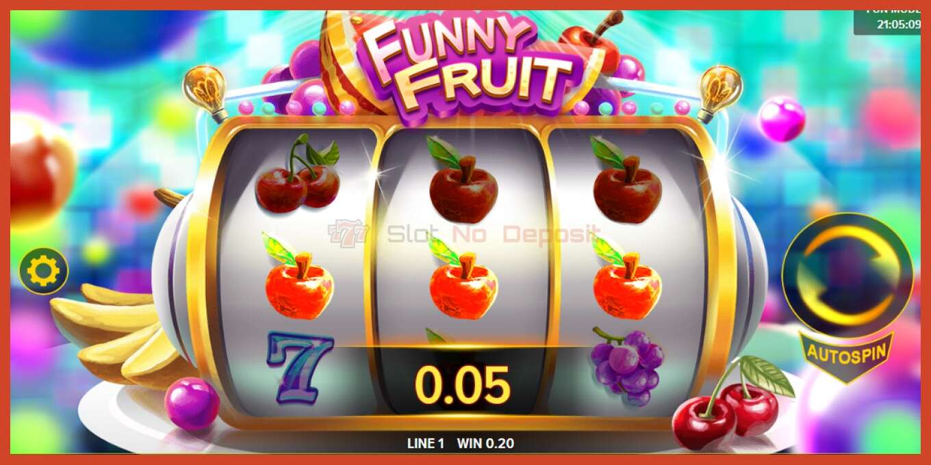 Captură de ecran pentru slot: Funny Fruit fara depozit, număr - 3