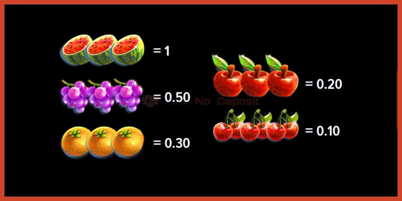 Captură de ecran pentru slot: Funny Fruit fara depozit, număr - 5