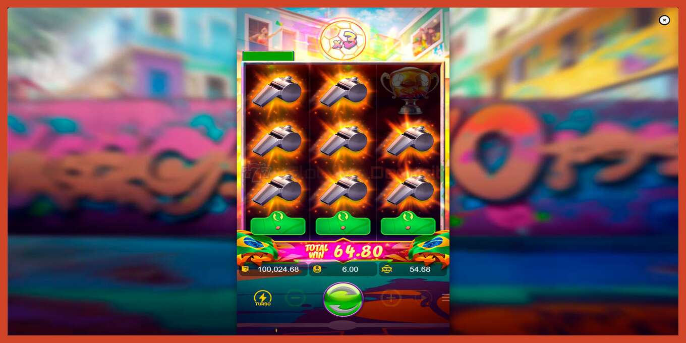 Slot screenshot: Futebol Fever no deposit, number - 4