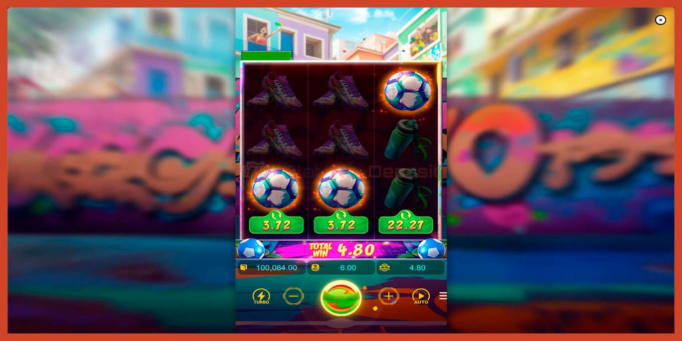 Slot screenshot: Futebol Fever no deposit, number - 5