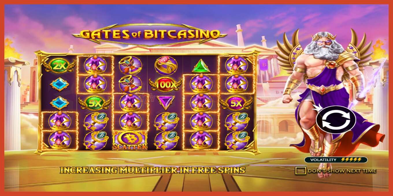 Slot screenshot: Gates of Mycasino no deposit, number - 3